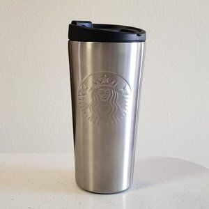 Starbucks 2015 Stainless Steel Siren Insulated 16 oz Tumbler Travel Cup Mug